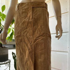 Camel corduroy skirt -ZARA